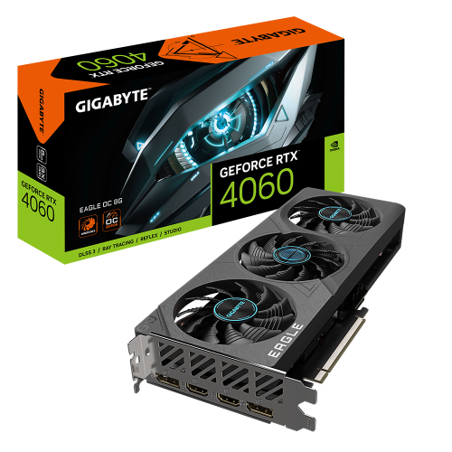 GIGABYTE GEFORCE RTX 4060 EAGLE OC 8GB GDDR6 Graphics Card