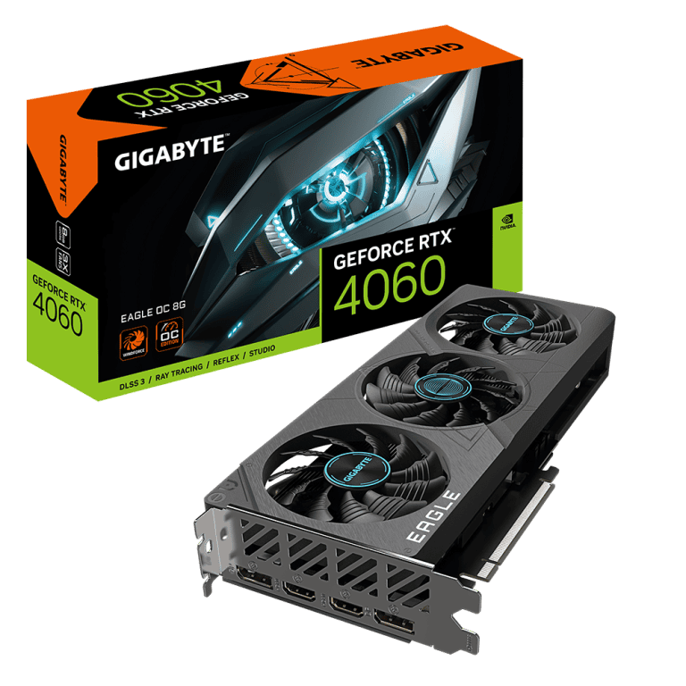 GIGABYTE GEFORCE RTX 4060 EAGLE OC 8GB GDDR6 Graphics Card Performa PC
