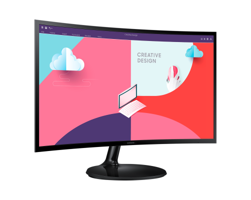 SAMSUNG 27" Essential Curved Monitor S3 S36C - Image 2