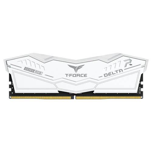 TEAMGROUP T-Force Delta RGB 32GB Kit (2x16) 6000MHz CL30 DDR5 Desktop Memory - White - Image 2