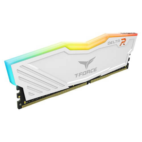 TEAMGROUP T-Force Delta RGB 32GB Kit (2x16) 3600MHz CL18 DDR4 Desktop Memory - White - Image 4