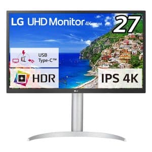 LG 27UP550N-W 27'' 4K UHD IPS LED HDR Monitor with USB-C port