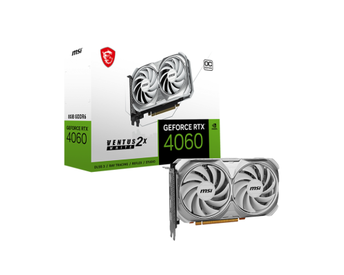 MSI GeForce RTX 4060 VENTUS 2X WHITE 8GB OC GDDR6