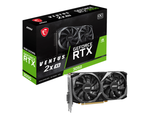 MSI GeForce RTX 3050 VENTUS 2X XS 8GB OC GDDR6