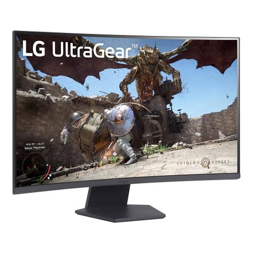 LG UltraGear 32gs60qc 32'' QHD 180Hz 1ms AMD FreeSync™ HDR10 1000R Curved Gaming Monitor - Image 2