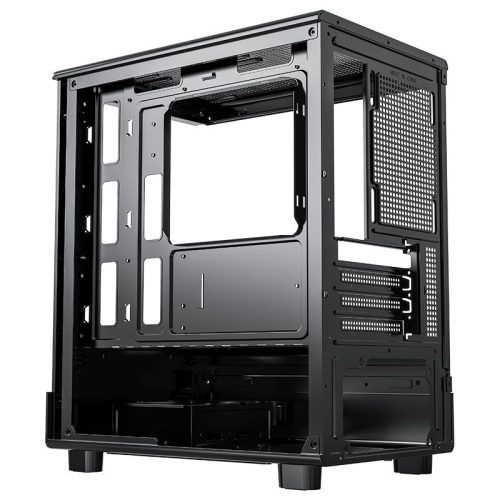 DARKFLASH DB330M M-ATX PANORAMIC ROOM PC GAMING CASE WITH 3 ARGB FANS - BLACK - Image 7