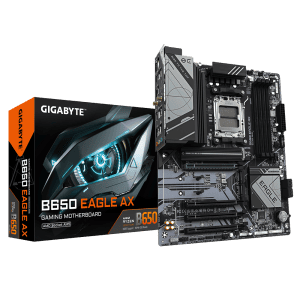 GIGABYTE B650 EAGLE AX (Wi-Fi 6E) AMD RYZEN 7000 Series AM5/DDR5/PCIe 4.0/3xM.2 - ATX Gaming MotherBoard