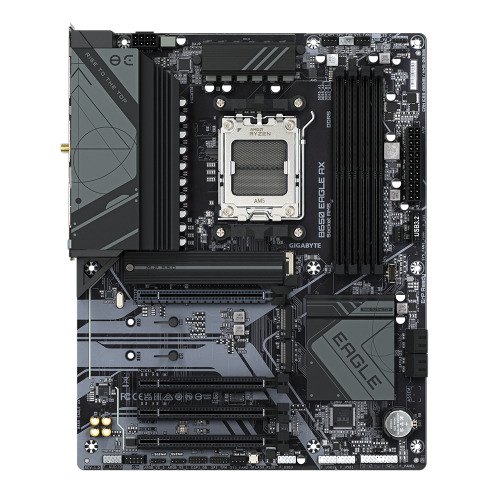 GIGABYTE B650 EAGLE AX (Wi-Fi 6E) AMD RYZEN 7000 Series AM5/DDR5/PCIe 4.0/3xM.2 - ATX Gaming MotherBoard - Image 2