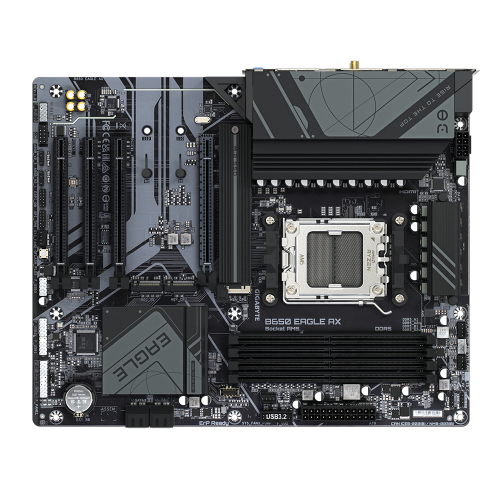 GIGABYTE B650 EAGLE AX (Wi-Fi 6E) AMD RYZEN 7000 Series AM5/DDR5/PCIe 4.0/3xM.2 - ATX Gaming MotherBoard - Image 6