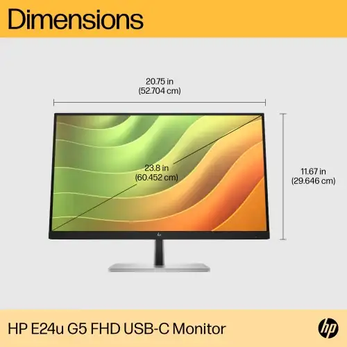 HP E24u G5 FHD USB-C Monitor - Image 4