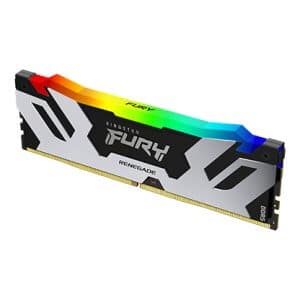 KingSton Fury Renegade RGB Single 16GB DDR5 7200MTs-CL38 Desktop Memory (BlackSilver)