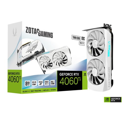 ZOTAC GAMING GeForce RTX 4060 Ti Twin Edge OC White Edition 8GB GDDR6