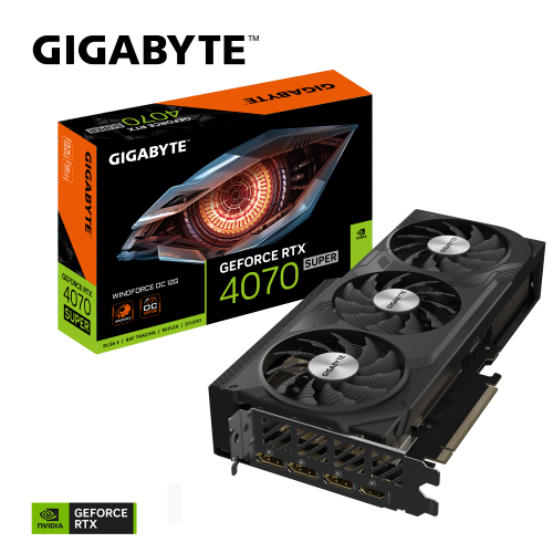 GIGABYTE GeForce RTX 4070 SUPER WINDFORCE OC 12GB GDDR6X