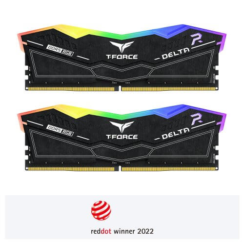 TEAMGROUP T-Force Delta RGB 32GB Kit (2x16) 6000MHz CL30 DDR5 Desktop Memory - Black - Image 5