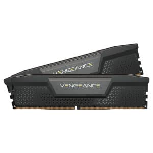 CORSAIR VENGEANCE® 64GB (2x32GB) DDR5 DRAM 5600MT/s CL40 Memory Kit — Black
