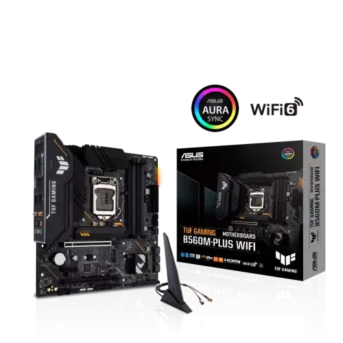 ASUS TUF Gaming B560M-PLUS WiFi 6 mATX Gaming Motherboard