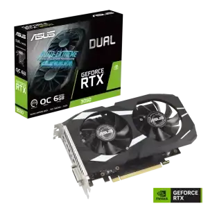 ASUS Dual GeForce RTX 3050 OC Edition 6GB GDDR6 (No Power Connectors)