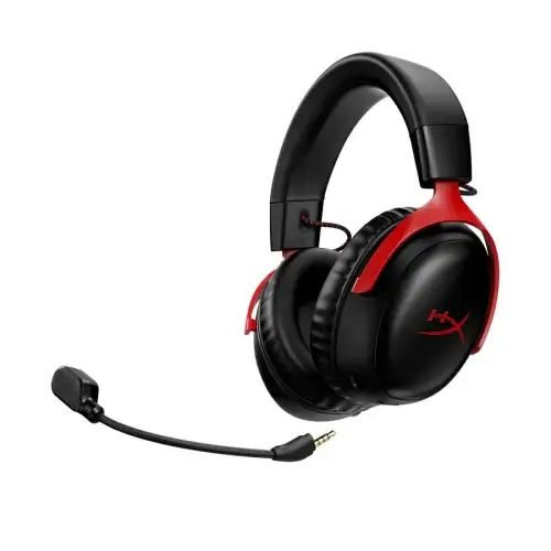 HyperX Cloud III Wireless- Gaming Headset-Black/Red - Image 4