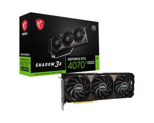 MSI GeForce RTX™ 4070 Ti SUPER 16G SHADOW 3X OC