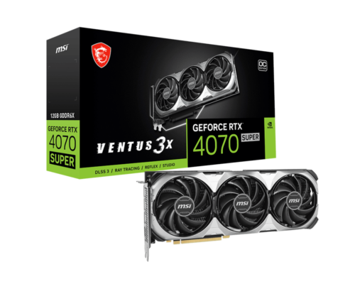 MSI VENTUS 3X GeForce RTX 4070 SUPER 12GB GDDR6X OC Edition