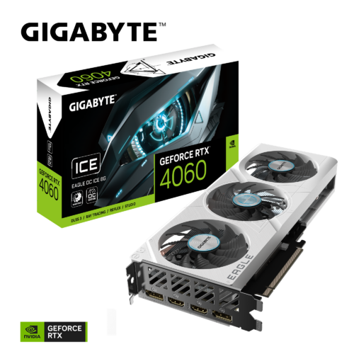 Gigabyte GeForce RTX™ 4060 EAGLE OC ICE 8G