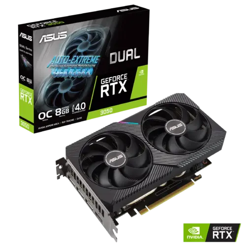 ASUS Dual GeForce RTX 3050 6GB GDDR6 OC Edition