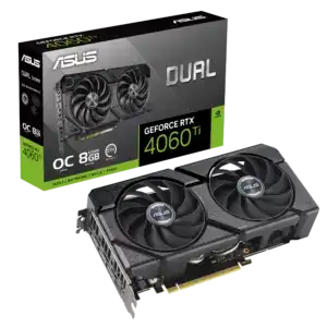 ASUS Dual GeForce RTX™ 4060 Ti EVO OC Edition 8GB
