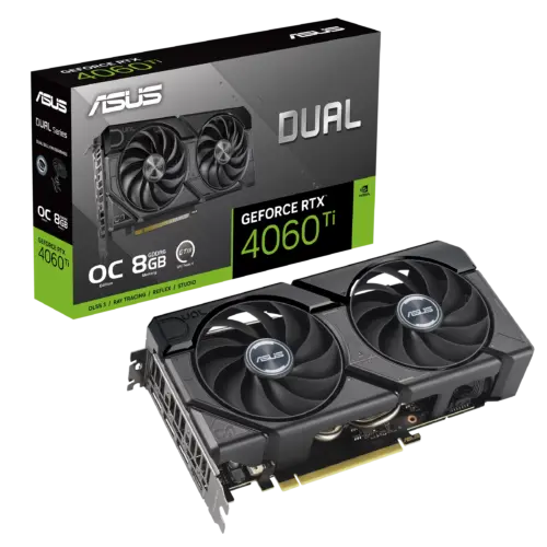 ASUS Dual GeForce RTX™ 4060 Ti EVO OC Edition 8GB