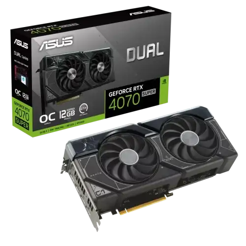 ASUS Dual GeForce RTX 4070 SUPER OC Edition 12GB GDDR6X