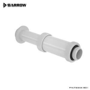 Barrow Dual G1/4" Adjustable Aqua Link Pipe (41-69MM) - White