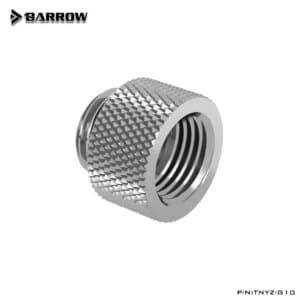 Barrow Male to Female Extender - 10mm - Silver