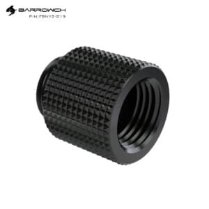 Barrowch Male to Female Extender - 15mm - Black