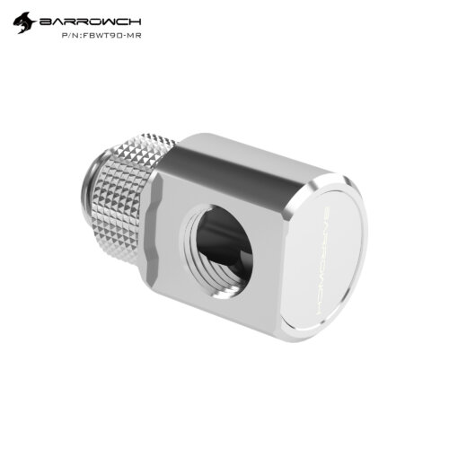 Barrowch 90°Rotary Adapter with smooth surface FBWT90-MR-Silver