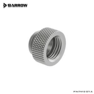Barrow Male to Female Extender - 7.5mm - Silver