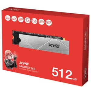 ADATA XPG S60 512GB PCIe Gen4 M.2 SSD - WORK WITH PS5