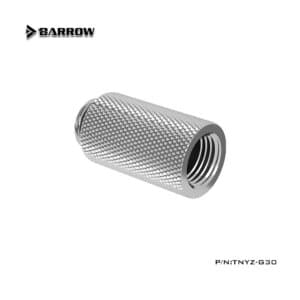 Barrow Male to Female Extender - 30mm - Silver