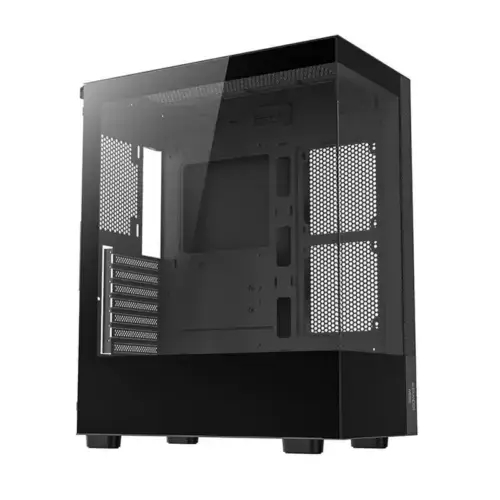 K Gaming C03 Mid Tower ARGB PC Case with 3 fans - Black - Image 7