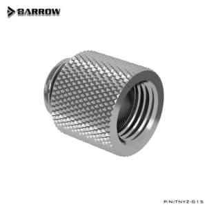 Barrow Male to Female Extender - 15mm - Silver