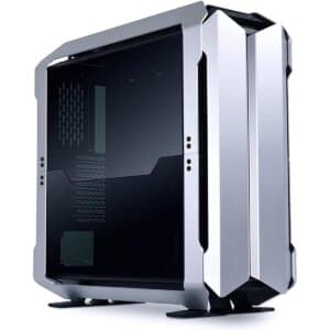 LIAN LI ODYSSEY X (Silver) Open Airflow Design, Folding Tempered Glass Panels, Premium Aluminum Full Tower Case w 3 Transformable Build Modes