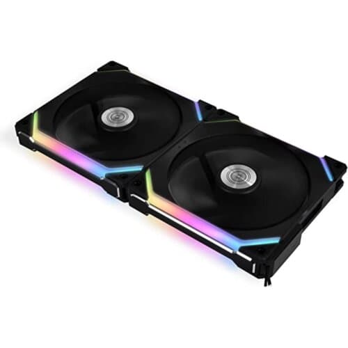 Lian Li UNI Fan SL140 Kit 2 Packs Black W Controller (ARGB 140mm LED PWM Daisy-Chain)