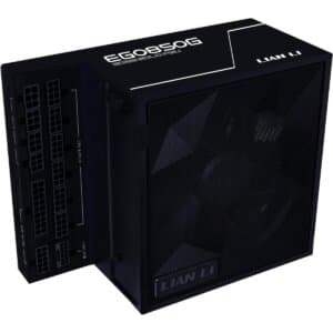 Lian Li Edge EG0850G 850W Gold (Black) (ATX 3.1) PCIE 5.1 (12V-2×6) 80 Plus Gold Full Modular Power Supply W/ Braided-Sleeved Cables