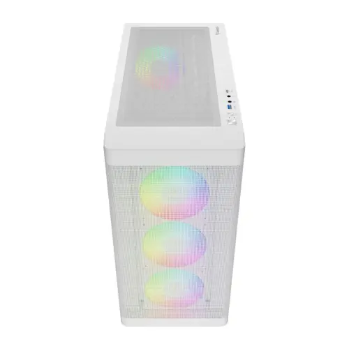 GAMDIAS ATHENA M3 ARGB MID TOWER GAMING CASE - WHITE - Image 3