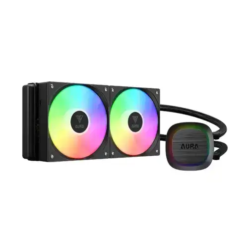 GAMDIAS AURA GL240 V2 ARGB LIQUID COOLER - BLACK - Image 4
