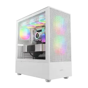 GAMDIAS TALOS M3 MESH ARGB MID TOWER GAMING CASE - WHITE
