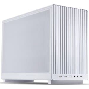 Lian Li A3-mATX (White) Micro Form Factor Minimalistic Sleek & Compact Mini Tower Gaming Case, Ventilated Steel Mesh Design (Top & Side) w USB 3.1 Type-C