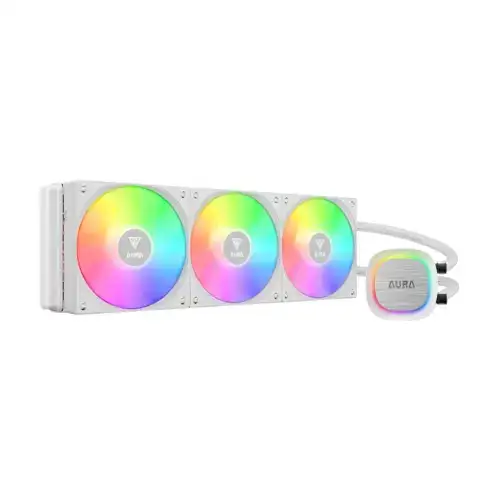 GAMDIAS AURA GL360 V2 ARGB LIQUID COOLER - WHITE - Image 4