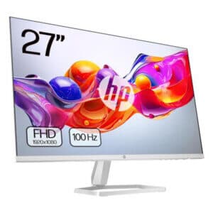 HP 527sw 27" Ultraslim IPS Full HD 100Hz True-Color Low-Blue Light Filter w/ 99% sRGB 300 nits - Silver & White