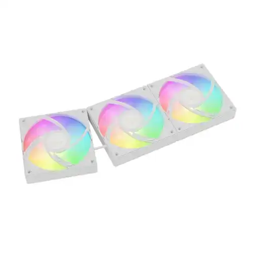 GAMDIAS CHIONE E4-360 AIO CPU LIQUID COOLING - WHITE & DIGITAL DISPLAY WITH INFINITY MIRROR - Image 5