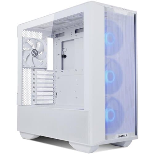 Lian Li LANCOOL 3 (3R-W) MESH (White) ARGB ATX Mid Tower Tempered Glass Gaming Case W/ Type-C & 4x140mm Fans (3xARGB Front + 1x Back)