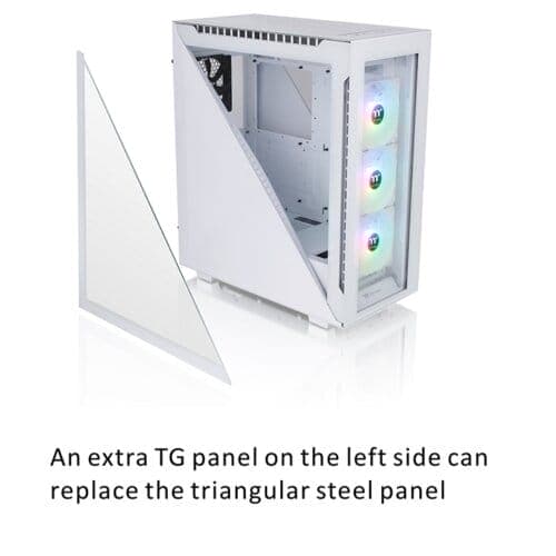 Thermaltake Divider 500 TG Snow ARGB Mid Tower Chassis - Image 5